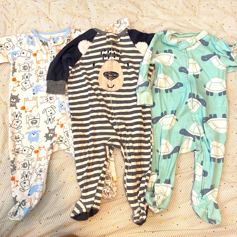 3-6 month footies
